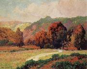 Maurice Braun Road to the Canyan painting